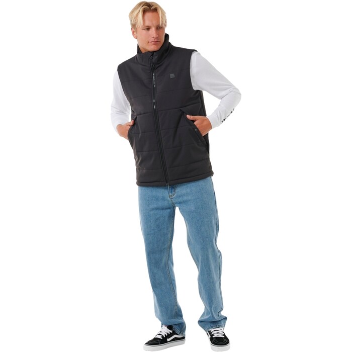 2024 Rip Curl Mens Anti Series Ridge Vest 01CMJA - Black